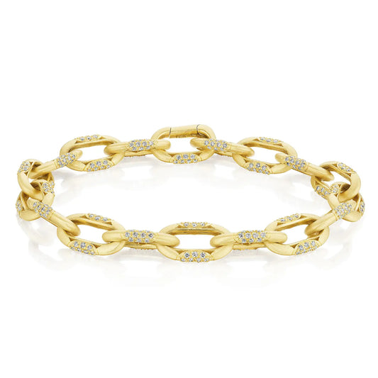 Tacori 18k Gold Small Link Bracelet