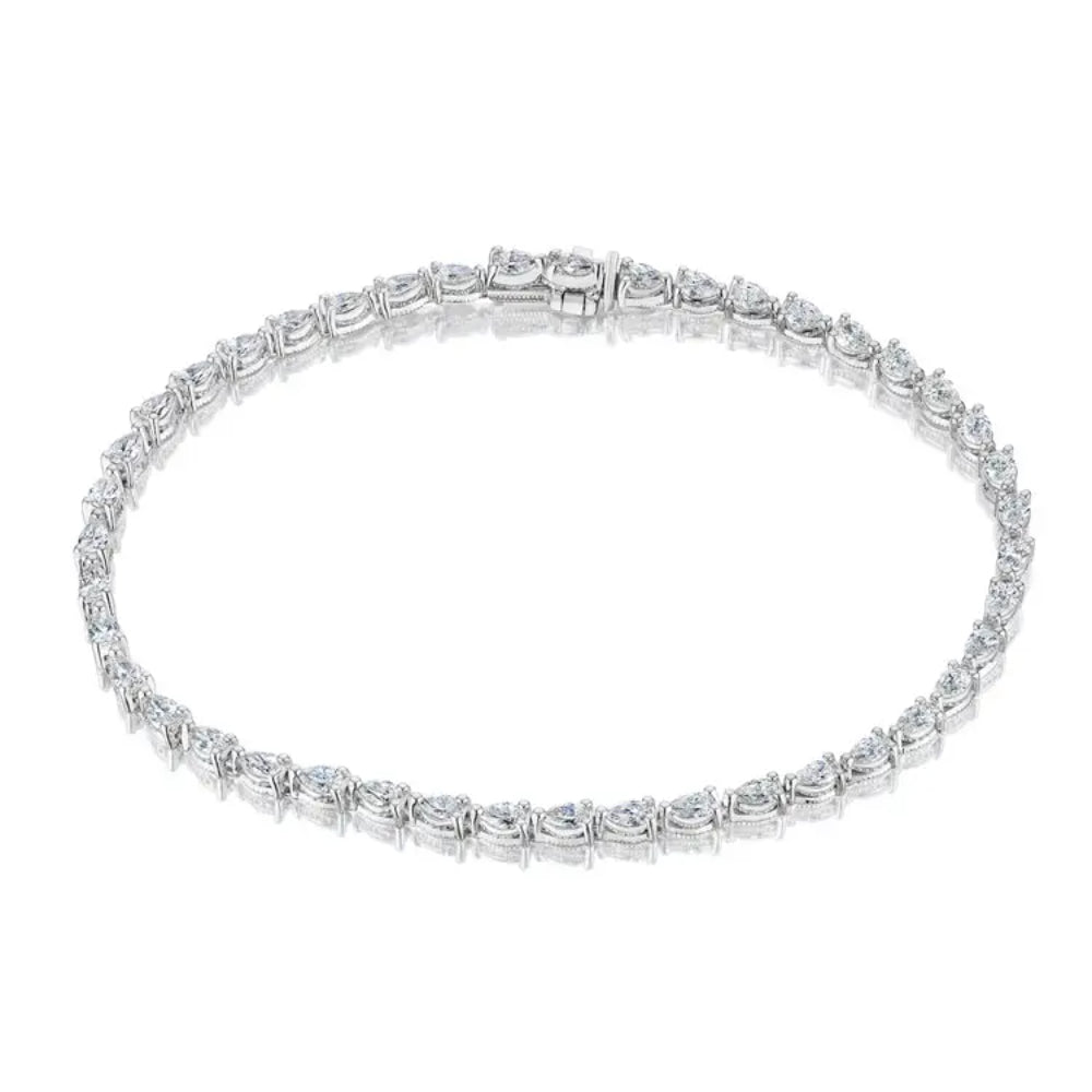 Tacori Stilla Pear Diamond Tennis Bracelet in 18k Gold