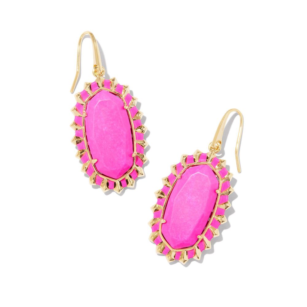 Kendra Scott Dani Color Burst Frame Drop Earrings