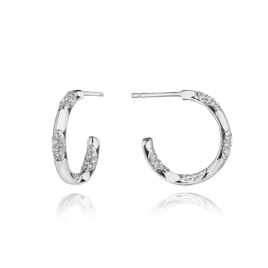 Tacori 18k Crescent Eclipse Small High Polish Hoop, 20mm