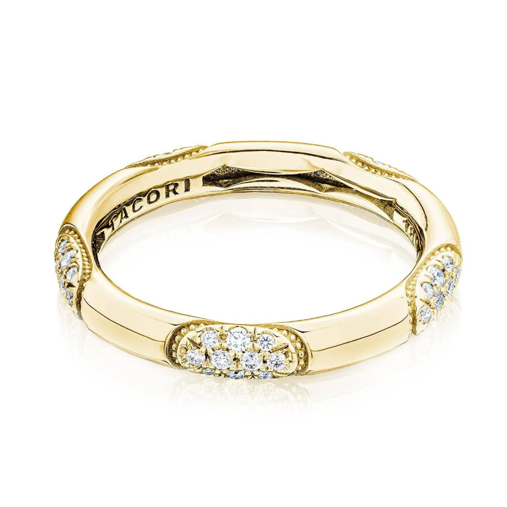 Tacori 18k Crescent Eclipse Foundation Ring