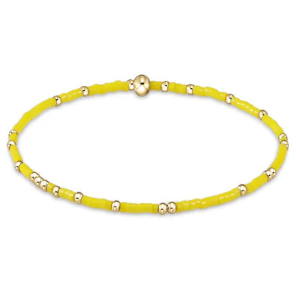 enewton 6.25" Gameday Hope Unwritten Bracelet - Golden Yellow