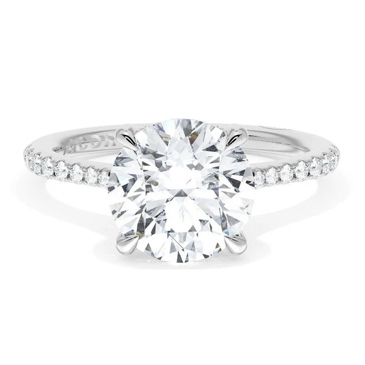 Tacori Founder's Crescent Round Soltaire Engagement Ring