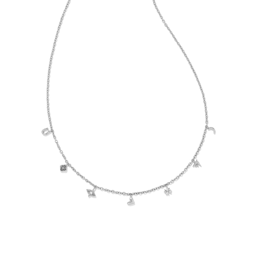 Kendra Scott Clove Multi Strand Necklace in Bright Silver | 4217704805-WT |  Borsheims
