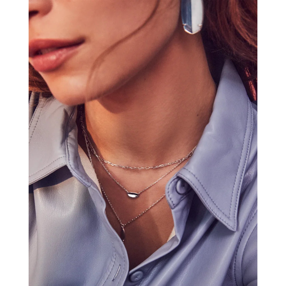 Kendra Scott: Elisa Gold Multi Strand Necklace - Iridescent Drusy | Makk  Fashions