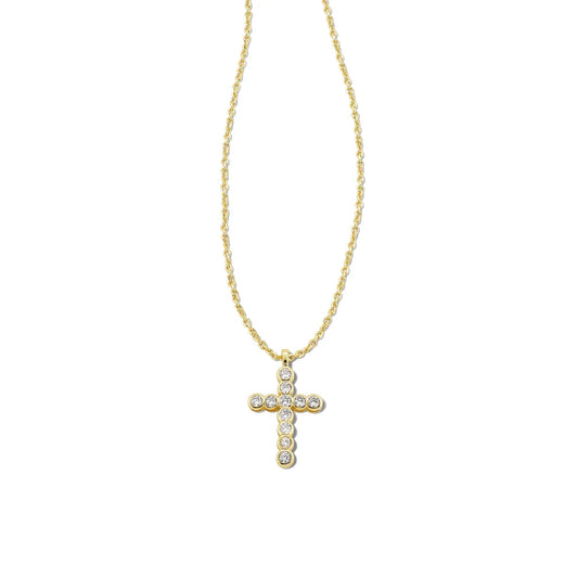 Kendra Scott Cross Crystal Pendant Necklace