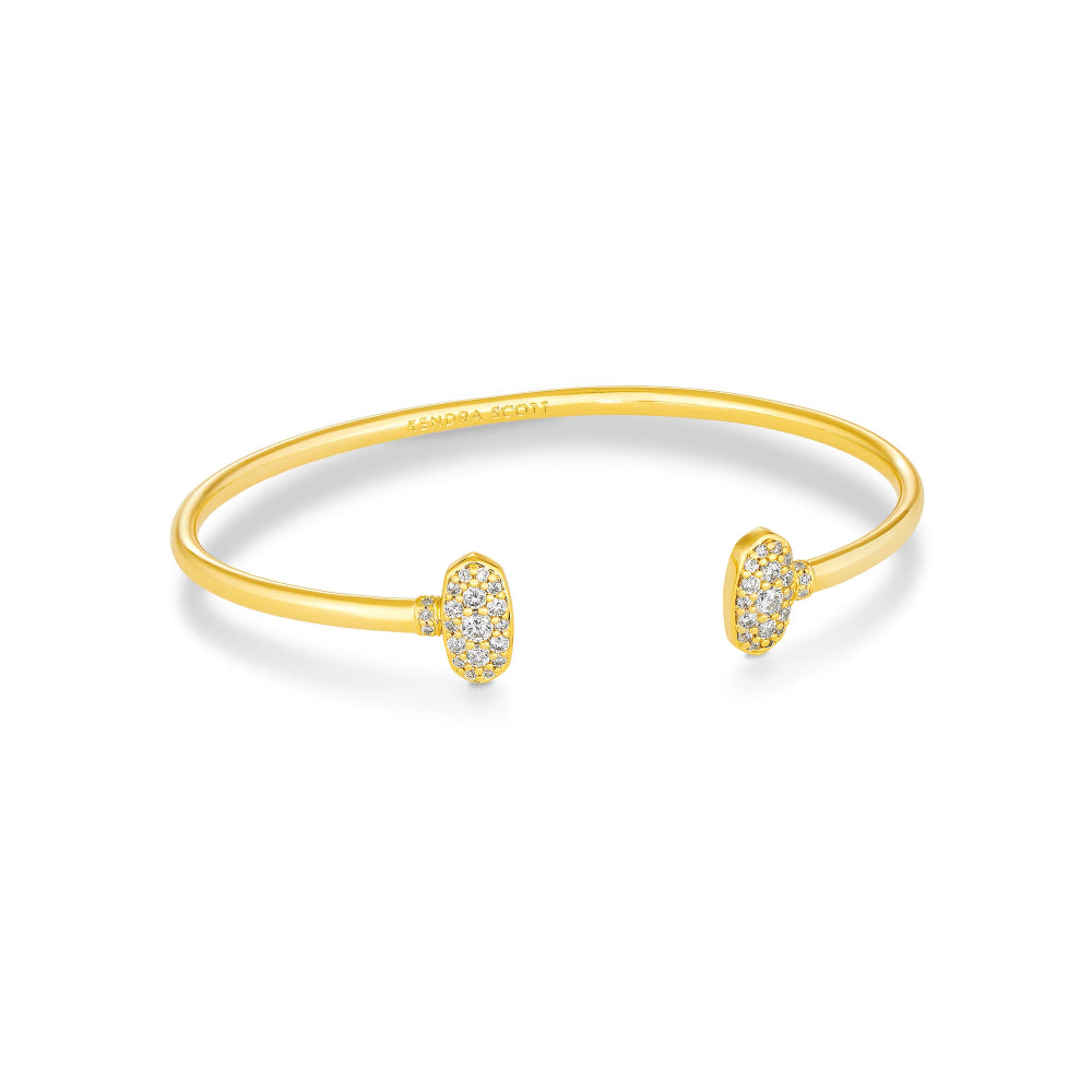 Kendra Scott Grayson Cuff Bracelet in White Crystal