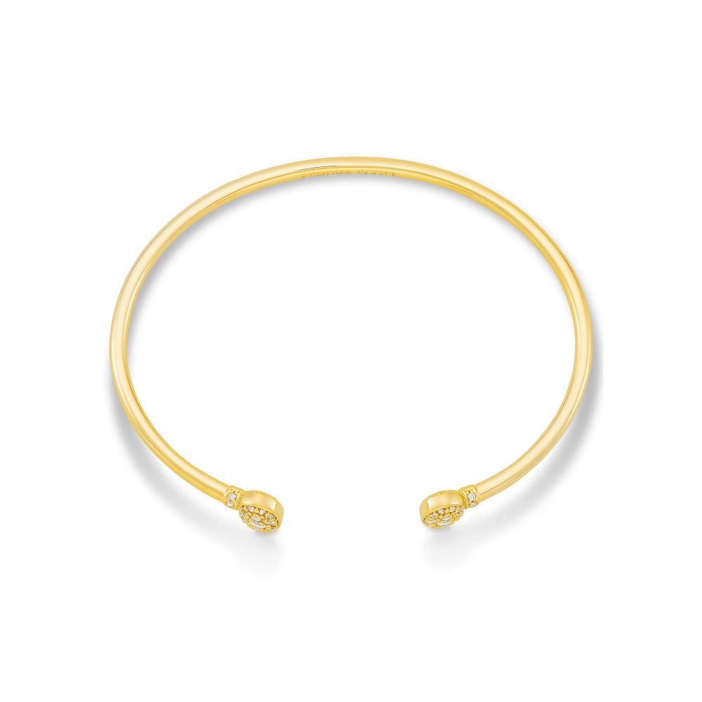 Kendra Scott Grayson Cuff Bracelet in White Crystal