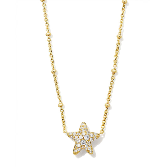 Kendra Scott Jae Star Pave Pendant Necklace