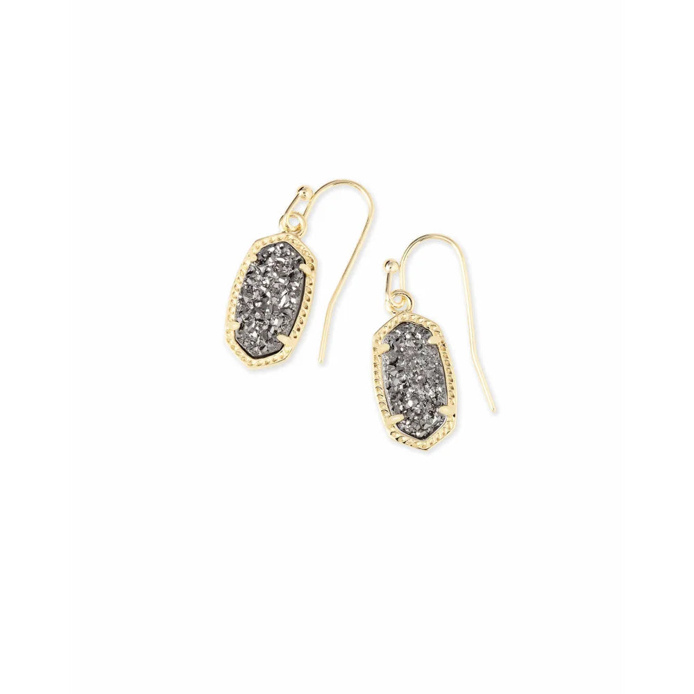 Kendra Scott Lee Drop Earrings in Platinum Drusy