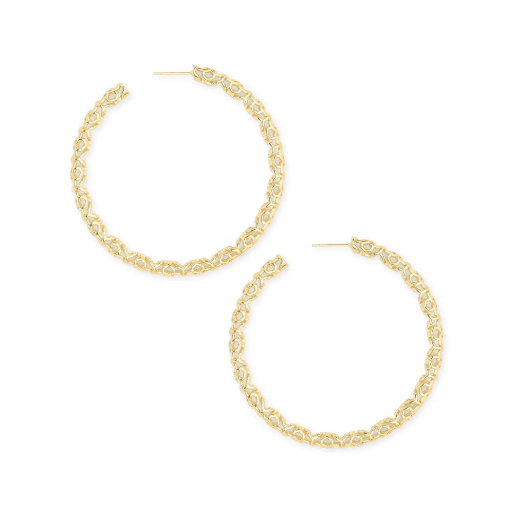 Kendra Scott Maggie Hoop Earrings in Filigree