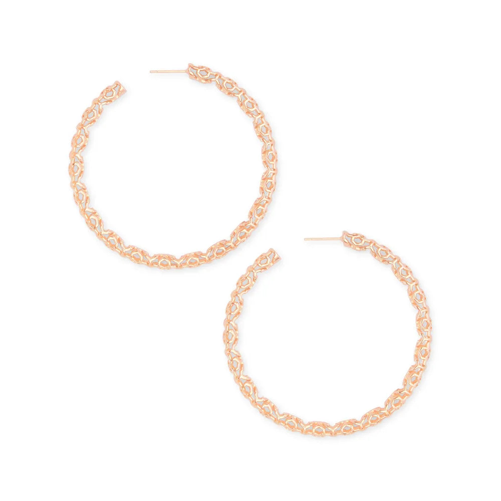 Kendra Scott Maggie Hoop Earrings in Filigree