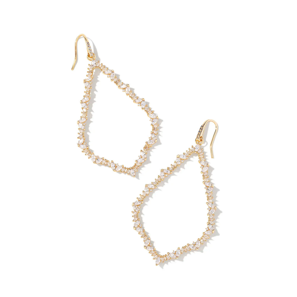 Kendra Scott Sophee Crystal Open Frame Earrings