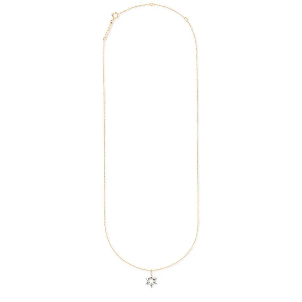 Kendra Scott 14K Yellow Gold Star Pendant Necklace - White Diamond