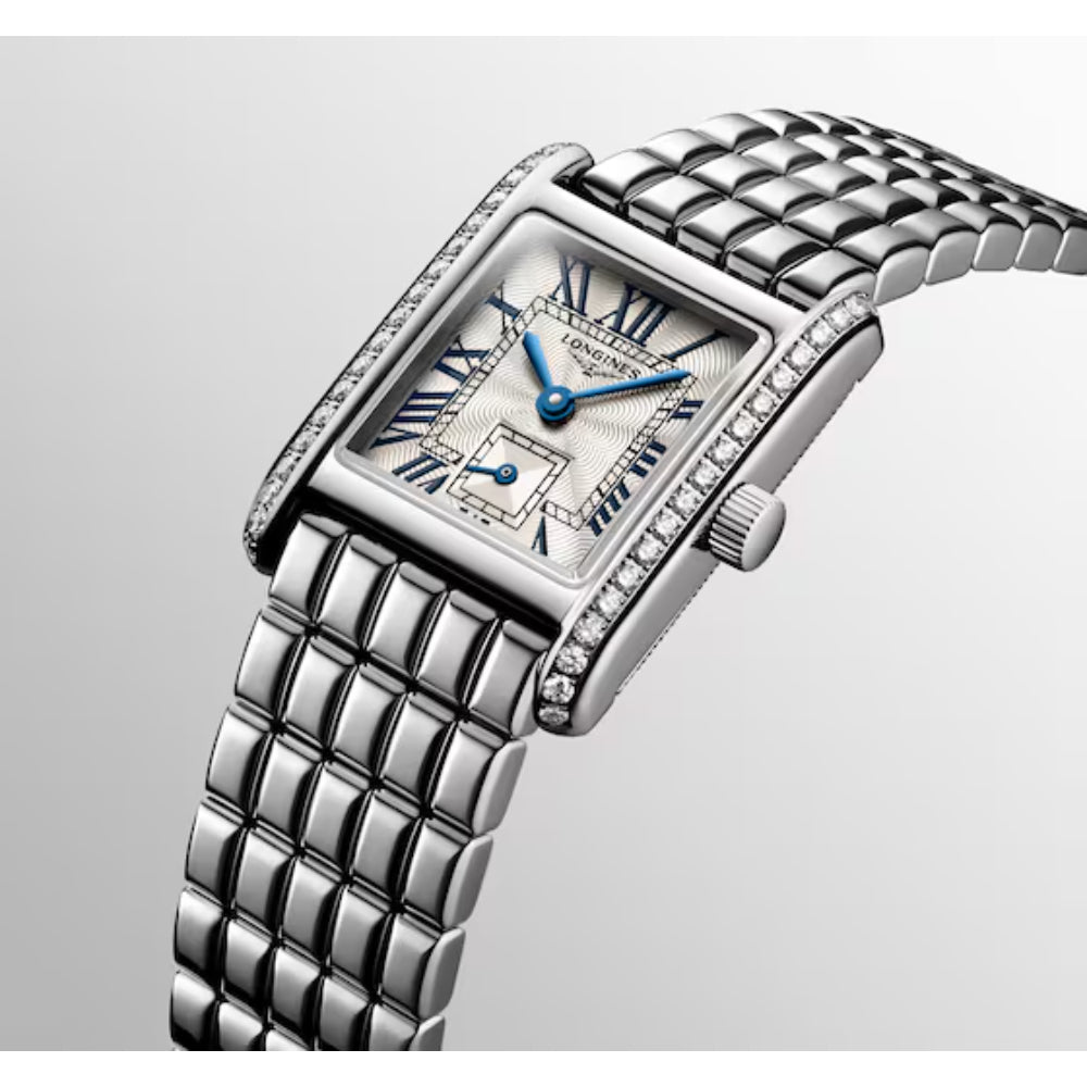Longines Ladies Mini Dolcevita 29mm Quartz Watch with Diamonds, L52000716