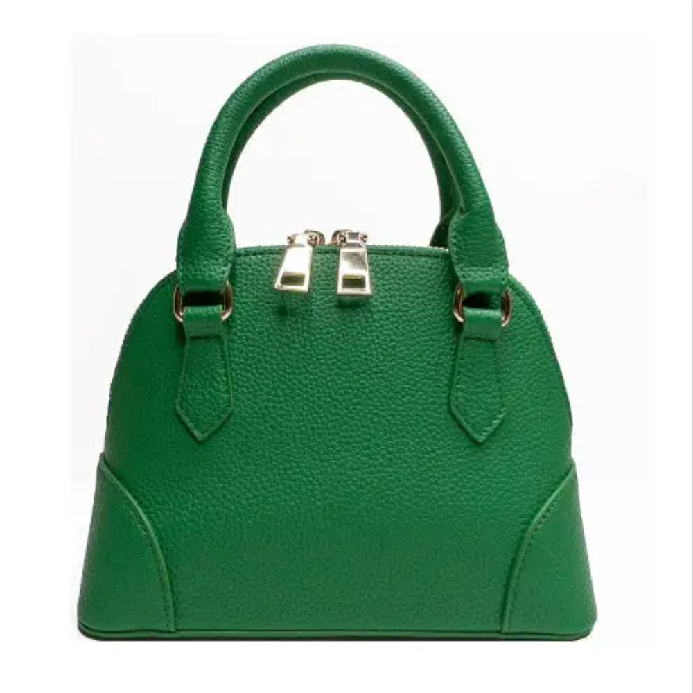 Carrying Kind Charlotte: Mistletoe Green Handbag- As Is