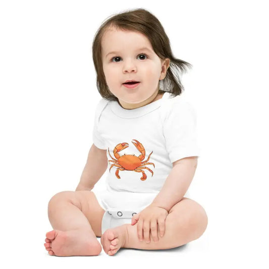 Little Hometown Crab Baby Onesie-3