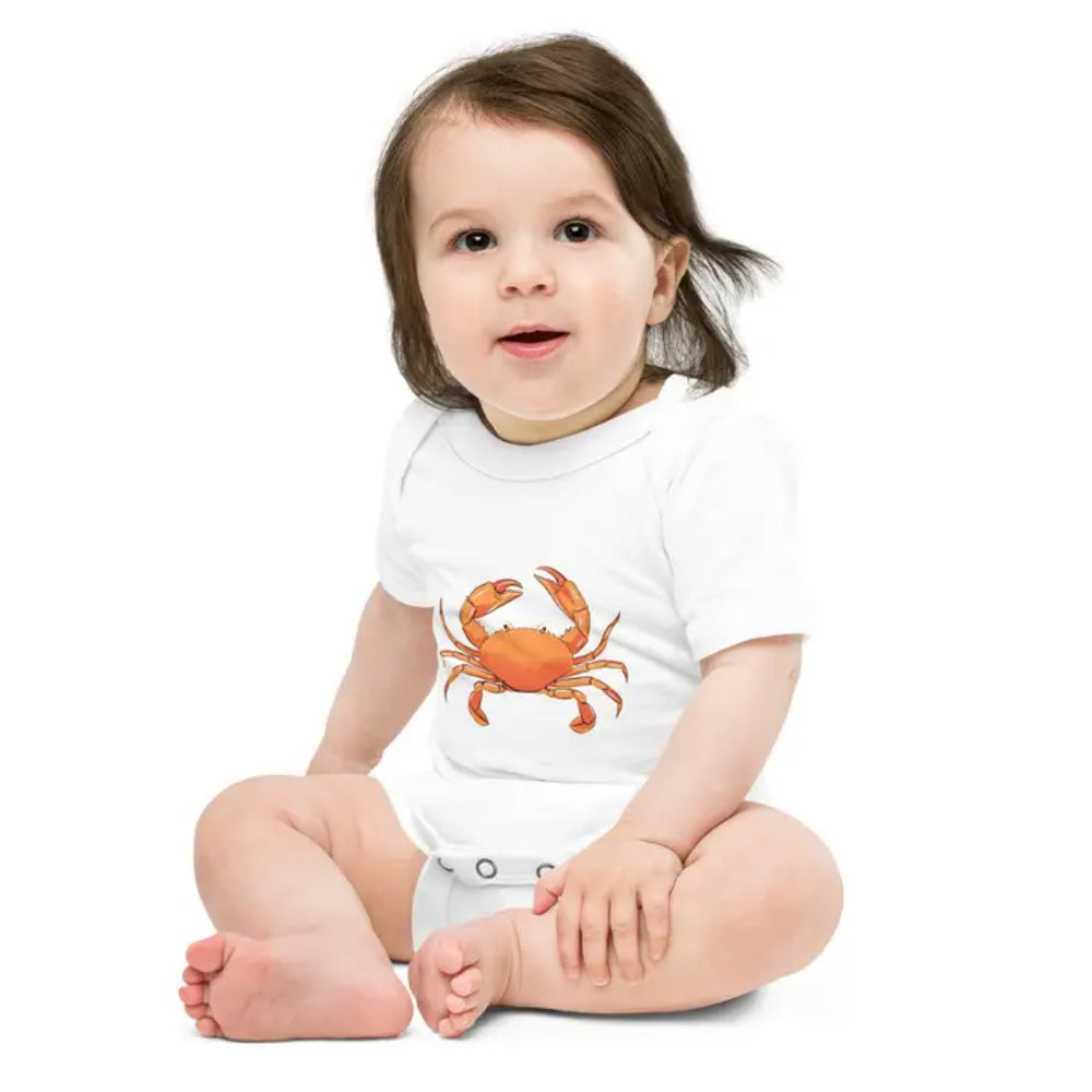 Little Hometown Crab Baby Onesie-6