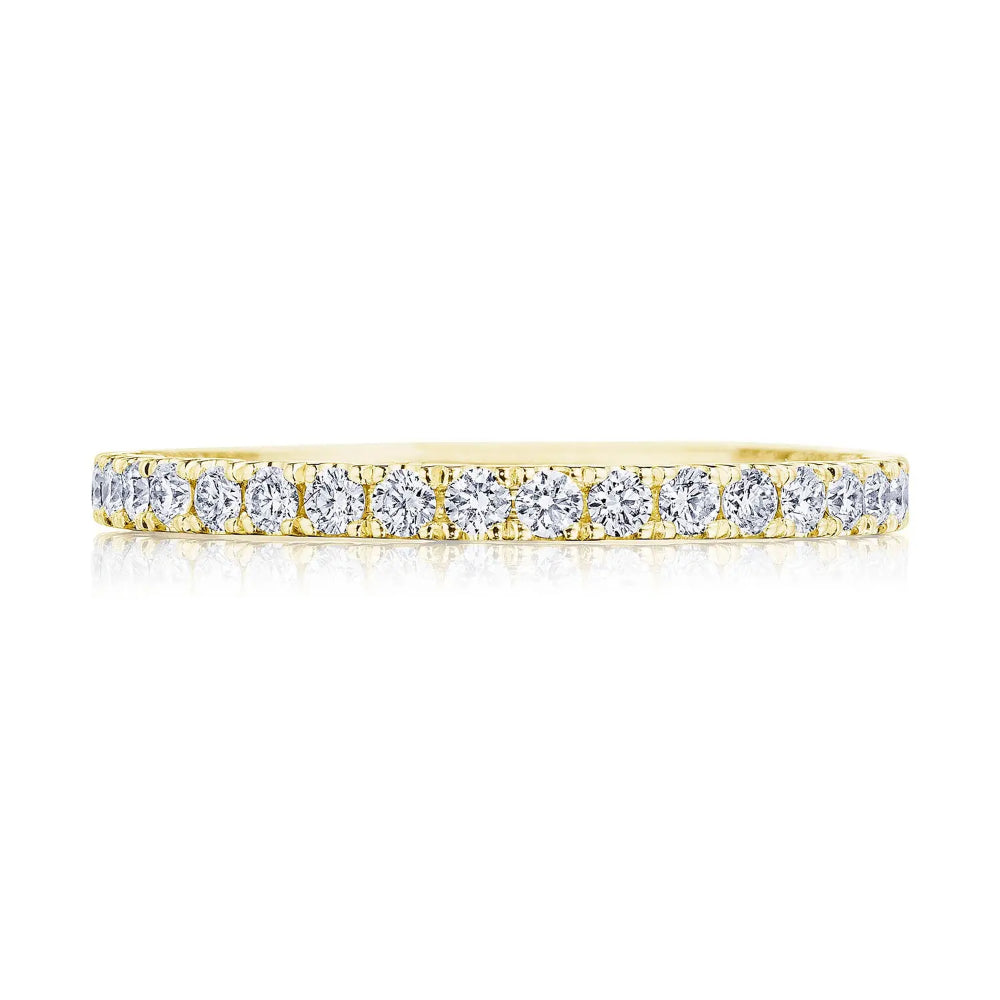 Tacori Coastal Crescent French Pave Diamond Wedding Band