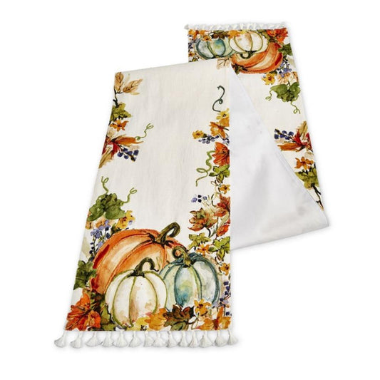 7.5' Pumpkins on Vine Table Runner