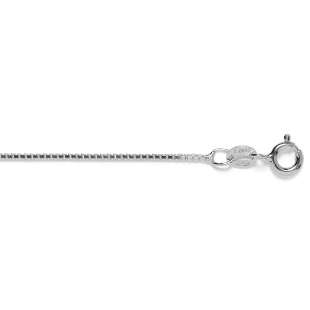 Sterling Silver 1.0mm Box Chain