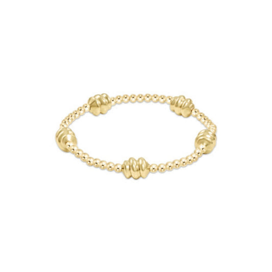 enewton 6.25" Admire Gold 3mm Bead Bracelet - Gold