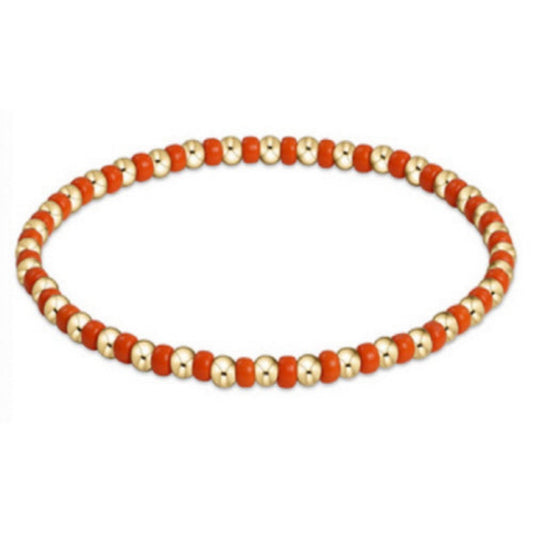 enewton 6.25" Gameday Hope Grateful Bracelet - Bright Orange