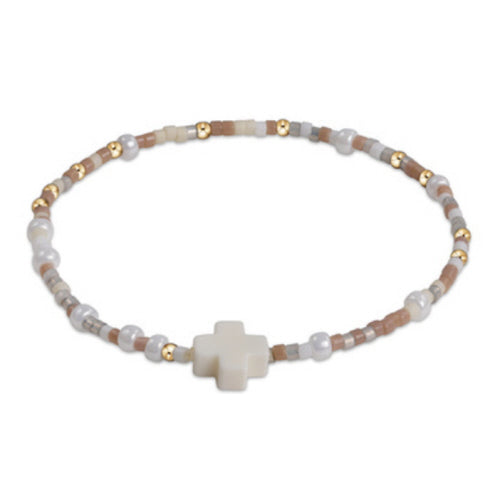 enewton 5.5" egirl Hope Unwritten Signature Cross Bracelet - Fall/Winter 2024 - Say It Ain't Snow