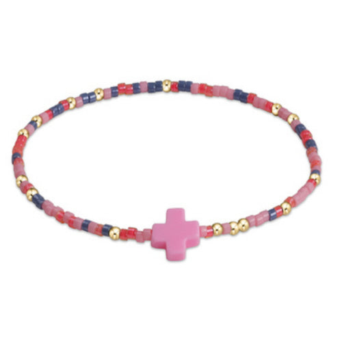 enewton 5.5" egirl Hope Unwritten Signature Cross Bracelet - Fall/Winter 2024 - You're Gum-Believable