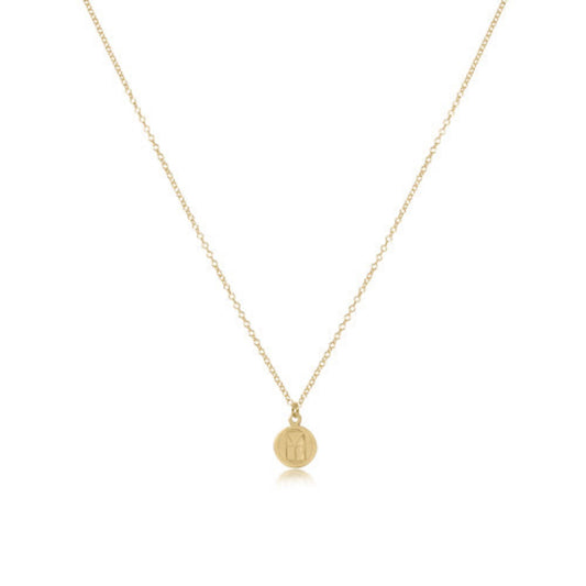 enewton 16" Necklace Gold - be you. Small Gold Disc