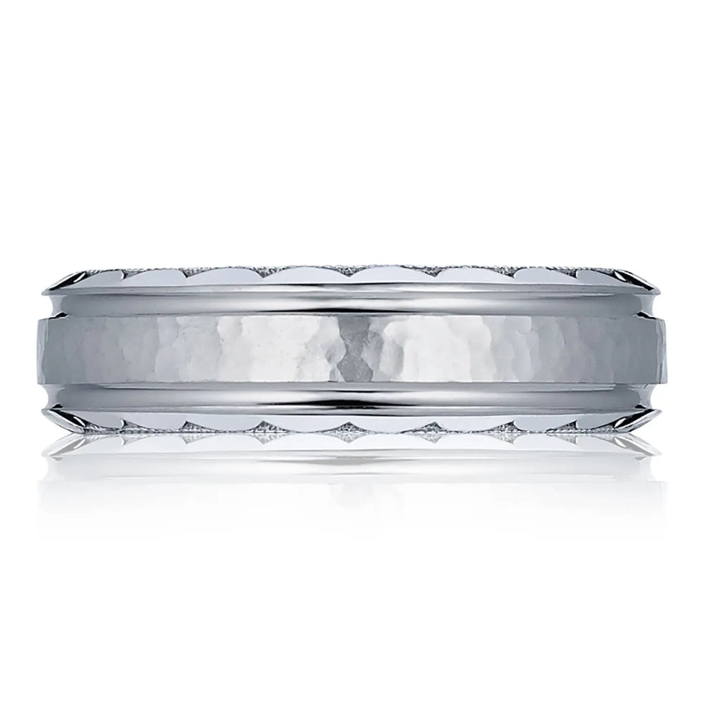 Tacori Men's Classic Hammer Finish Wedding Band