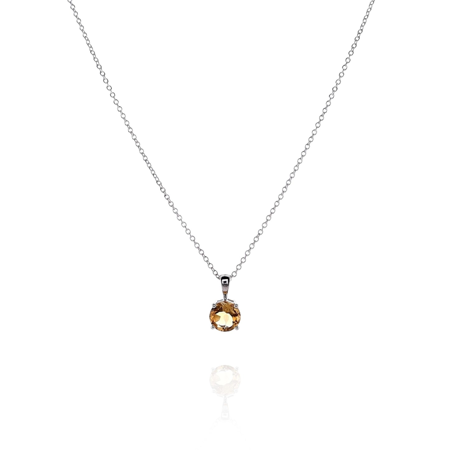 Smyth Jewelers 14k Gold Citrine Pendant Necklace