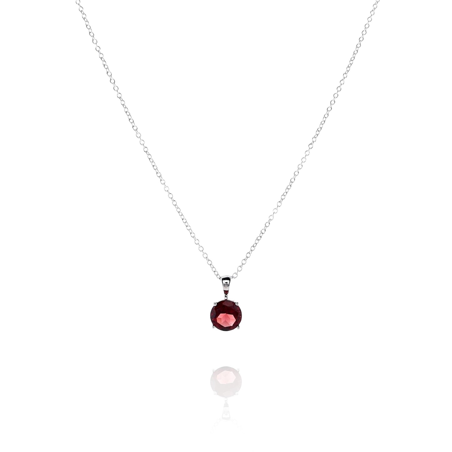 Smyth Jewelers 14k Gold Garnet Pendant Necklace