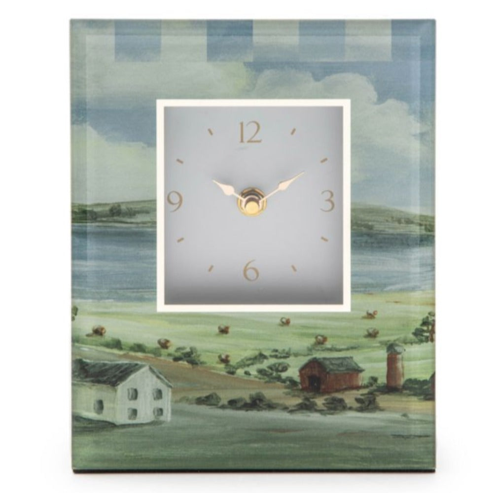 MacKenzie-Childs Landscape Carriage Clock