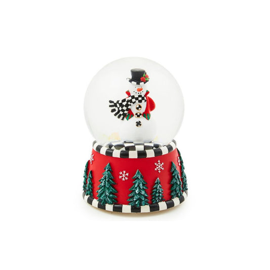 MacKenzie-Childs Courtly Snowman Snow Globe