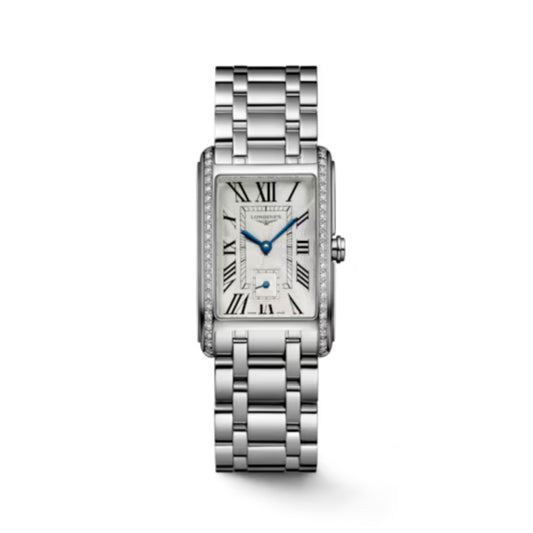 Longines Dolcevita Ladies Quartz Watch with Diamonds, L55120716