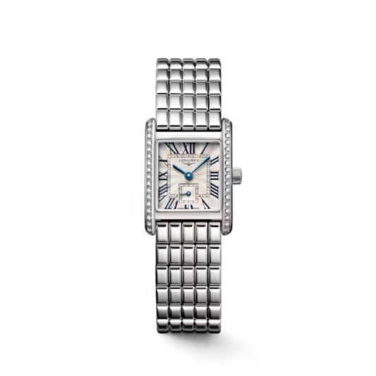 Longines Ladies Mini Dolcevita 29mm Quartz Watch with Diamonds, L52000716