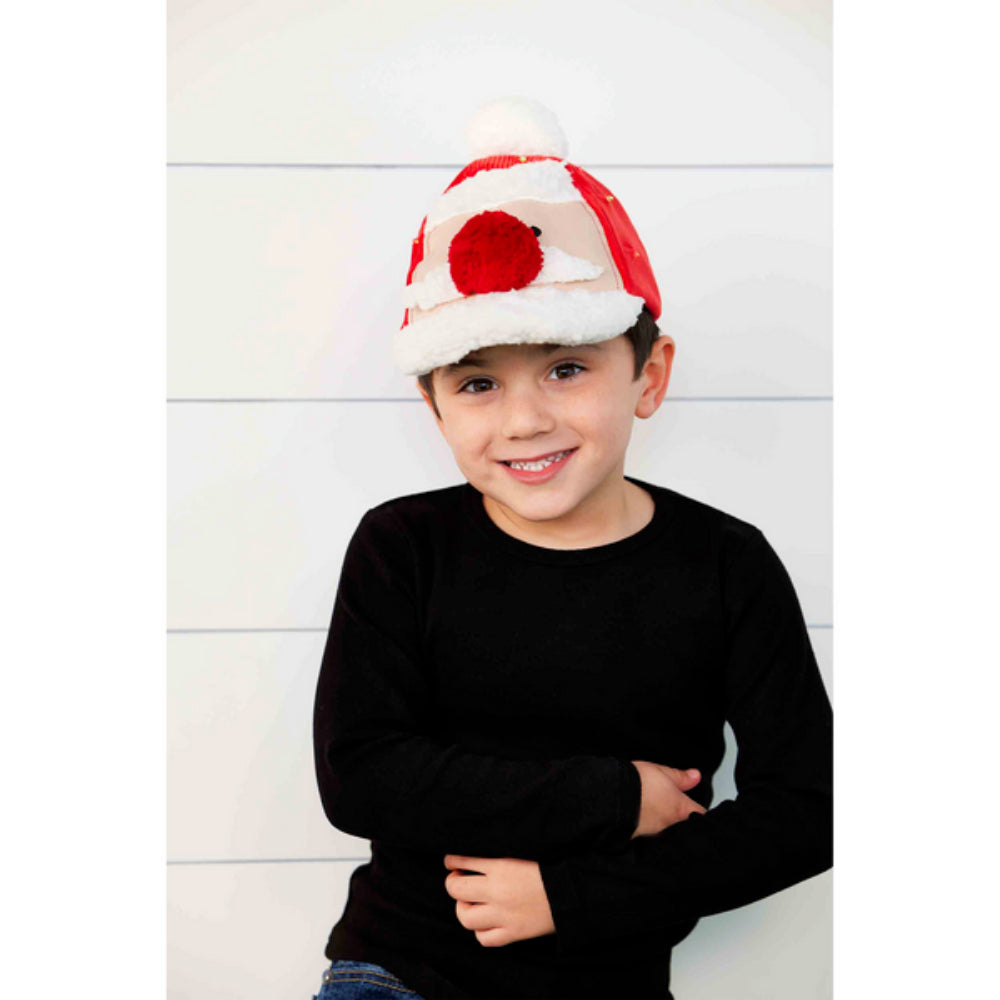 Mud Pie Santa Light-Up Baseball Hat