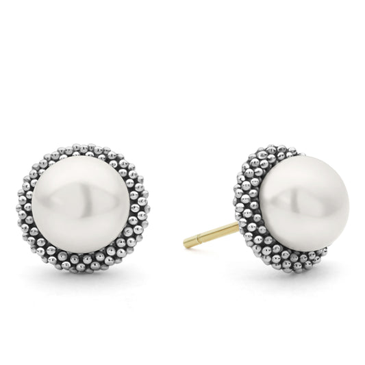 Lagos Luna Pearl Stud Earrings