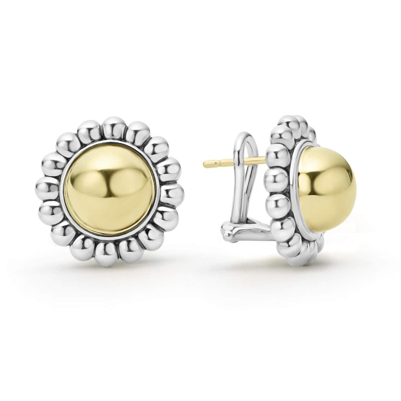 Buy Diamond Omega Clip Earrings in Platinum Over Sterling Silver 1.00 ctw  at ShopLC.