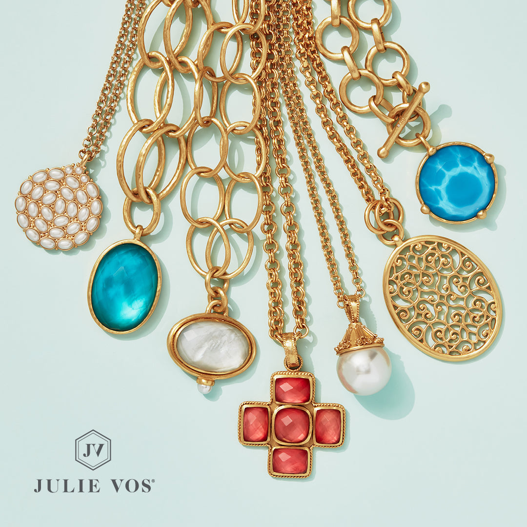 Monogram Pendant Necklace | Julie Vos