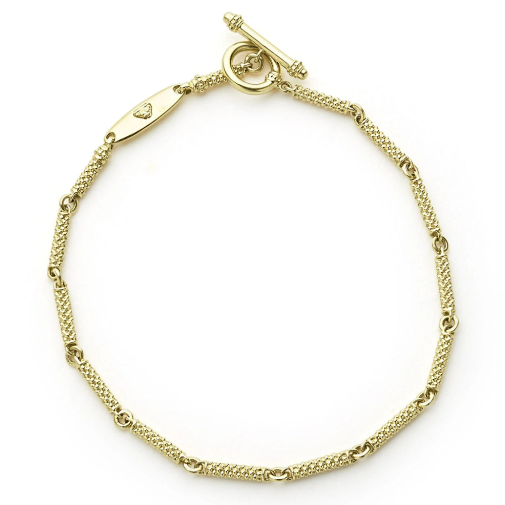 Lagos 18k Superfine Caviar Link Bracelet