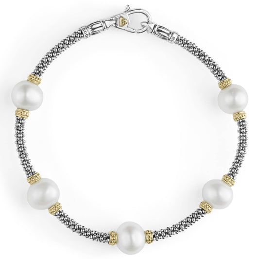 Lagos Luna Caviar Pearl Bracelet