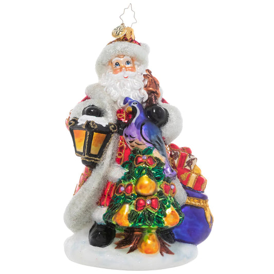 Christopher Radko Santa's Pear Tree Ornament