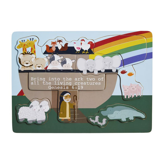 Mud Pie Noah's Ark Wood Puzzle