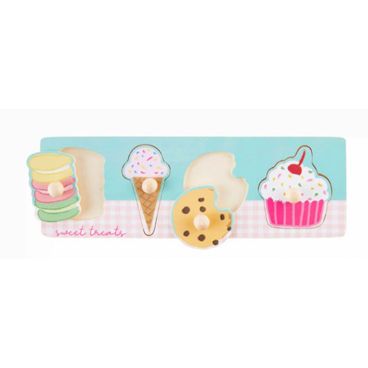 Mud Pie Girly Knob Wood Puzzles