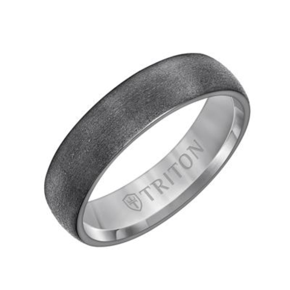 Men's 6mm Tantalum Brush Finish Wedding Band