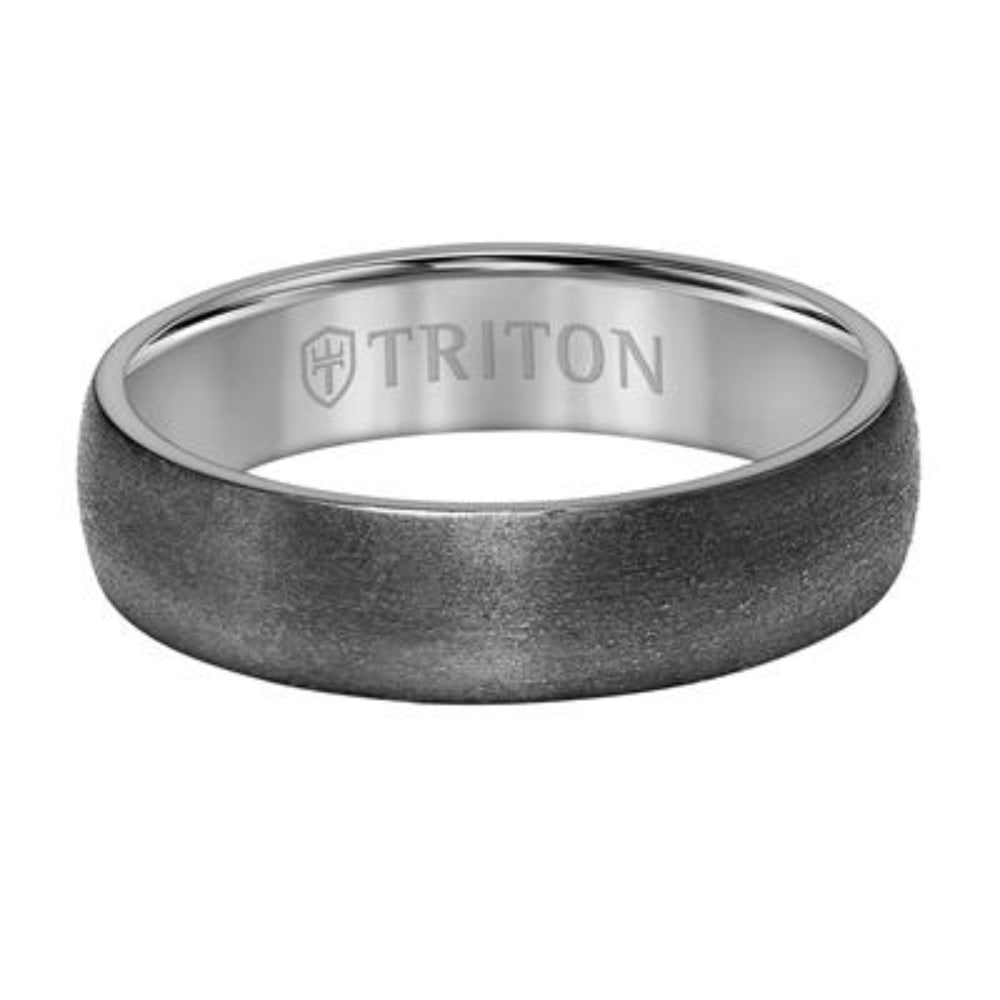 Men's 6mm Tantalum Brush Finish Wedding Band