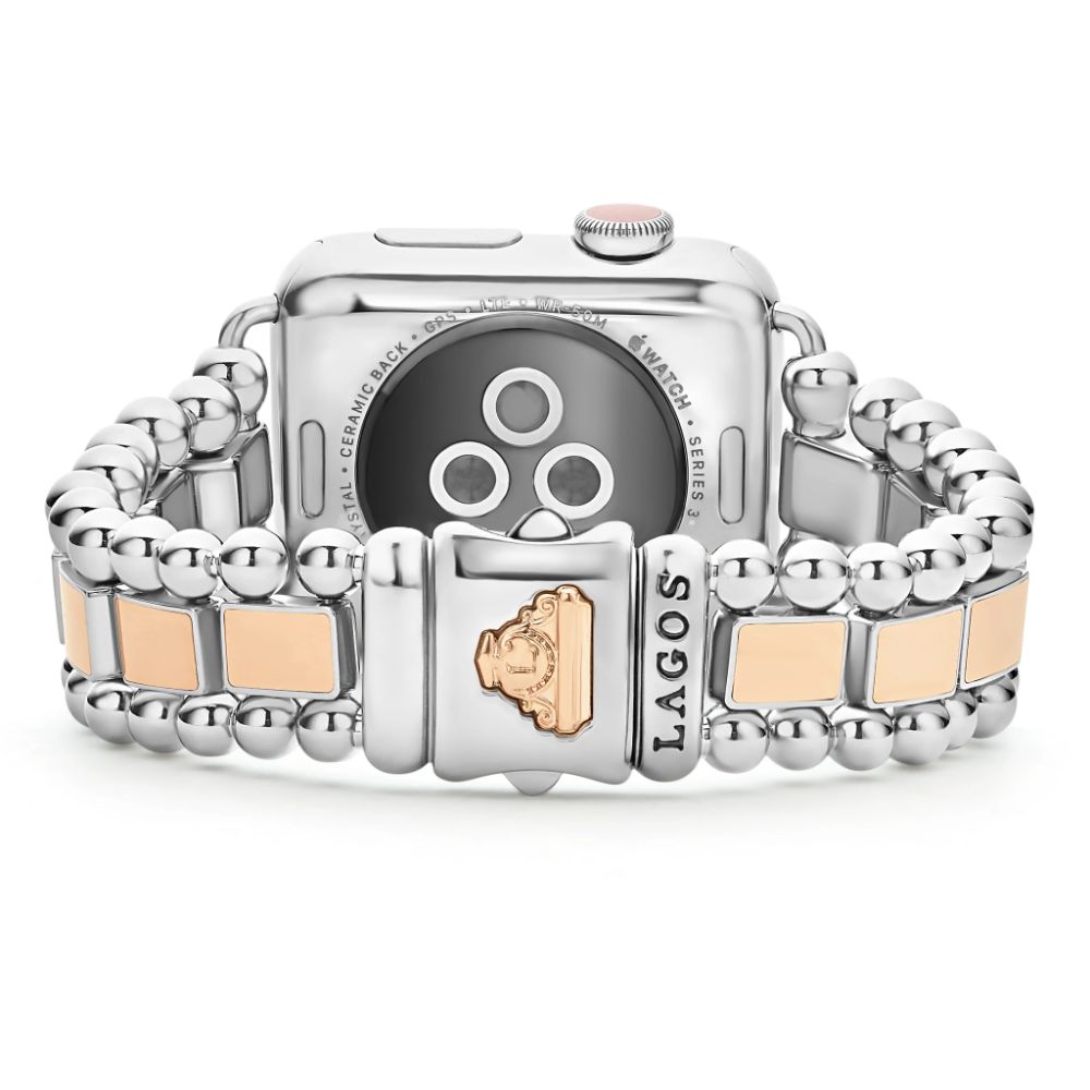 Smart Caviar Black Ceramic Half Diamond Watch Bracelet-38-45mm – LAGOS