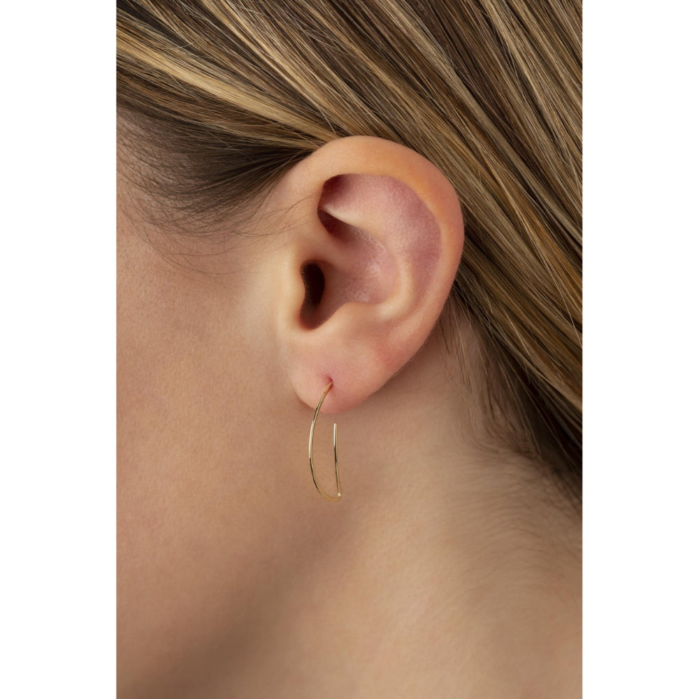 Drop Thread Hoop Earrings – ETHICGOODS